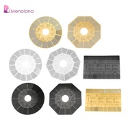[Menolana] Coffee Grind Measuring Ruler Coffee Bean Grind Measuring Accessories for Bar Bagua Black