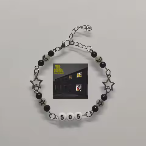 Arctic Monkeys Music Band 505 Inspired Bracelet Handmade Customized Y2k luminous Beads Bracelets Fan