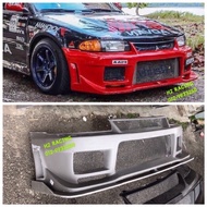MITSUBISHI EVO3 EVO 3 FRONT BUMPER (KANSAI) + LIP DIFFUSER  + BRACKE LIP FIBER