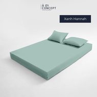 Combo 3 Món Lụa Tencel Ga Giường 1m4x2m và 2 vỏ gối nằm À Ơi Concept cao cấp Hàn Quốc nhiều màu