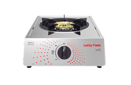 Lucky Flame ลัคกี้เฟลม รุ่น at-141 at141 เตาแก๊สตั้งโต๊ะ 1 หัวเตา หัวเตาทองเหลืองแท้ รับประกันระบบจุ