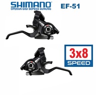 SHIMANO Shifter EF51 3 x 7 8 Speed Operan Gigi Sepeda Gunung MTB Lipat