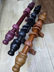 Rod Kayu Gantung Tirai Langsir / Pengantung Tirai Langsir | Curtain Rod Holder/Curtain Rail