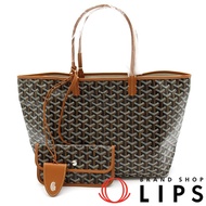Goyard Saint Louis PM PVC/皮革女士手提包
ブラウン[全新]