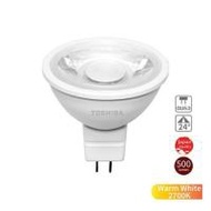 หลอด LED TOSHIBA MR16 2700K 12V 24D 7 วัตต์ WARM WHITE GU5.3 (1292034)