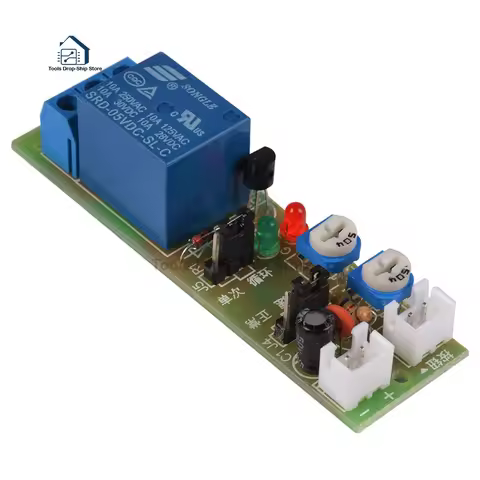 Adjustable Cycle Timer Delay On/Off Switch Power Supply Relay Module DC 5V 12V 24V Timer Relay Modul
