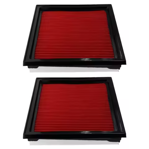 A06G-2Pcs Car Engine Air Filter For Nissan 370Z 350Z Infiniti QX50 Q40 Q60 EX35 EX37 G37 G35 G25 165