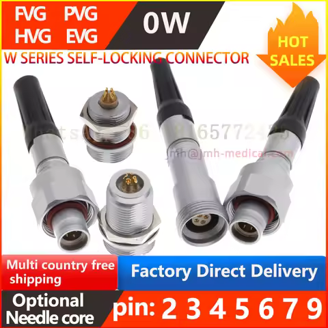 0W.FVG.PVG.HVG.EVG plug Socket. 2.3.4.5.6.7.9 pin 600 meter deep waterproof underwater drag chain Hi