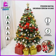 Ct C208 Christmas Tree Size 120CM 4ft Plastic Material Artificial Plant Pine Tree Christmas Decorati