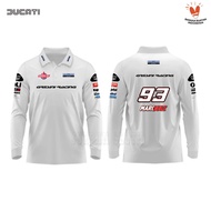 Polo shirt Tshirt Kaos Kerah Lengan Panjang Team Gresini Racing MotoGP Marc Marquez