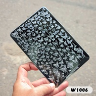 Khuôn in gấm bảng to khuôn thép chính hãng MR NAIL mẫu khuôn gấm hoa bứm trang trí móng tay nail