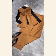 SHANGSHA | Trendy Elegant Salt Style -esque Suit 3 Pieces