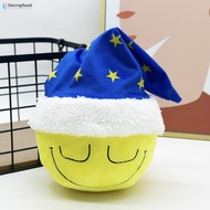Cute Yellow Dozing Dozer Plushie - Smiley Face Sleeping Pillow for TikTok Fans