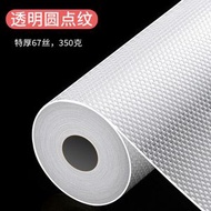 EVA食品級透明抽屜墊 廚房防潮防油貼 冰箱墊可裁剪 加厚防水- 特厚67絲-透明圓點紋【EVA食品級】 30*100cm