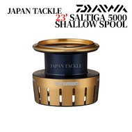 DAIWA 23 SALTIGA 5000 SHALLOW SPOOL/GOLD