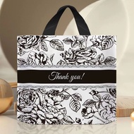 Thank You Plastic Bag (+-50pcs)S Size-30x25cm or 35x30cm/Plastik bag/Shopping Plastik Bag/Terima Kas