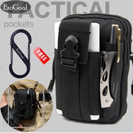 EsoGoal  Molle Pouch EDC Utility Waist Belt Gadget Gear Bag Tool Organizer with Cell Phone Holster H
