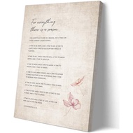 Framed Ecclesiastes 3 1-8 Scripture Wall Art Bible Verse Poster Christian Quote Wall Decor Home Livi