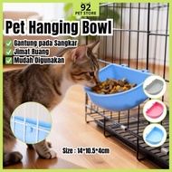 CAT HANGING BOWL BEKAS MAKANAN KUCING MURAH Feeder All in 1 Cat Bowl Dog Mangkuk Kucing Makanan Minu