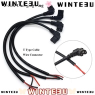 WINTE3U Electric Tricycle Parts Accessories Interface Cable Wire Cable Wire Connector T Type Cable