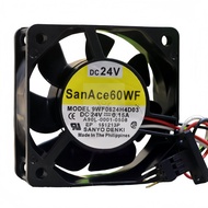 SANYO SanAce60WF 9WF0624H4D03 6025 24V Fan, Suitable for Fenacu System