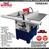 WIPRO Mesin Table Saw Gergaji Kayu 10" Inch HD Sirkular Potong TS12503