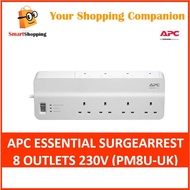 APC PM8-UK Essential SurgeArrest 8 Outlets 230V UK Basic Protection Against Power Surges for Compute