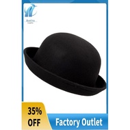 Black Women Vintage Cute Trendy Bowler Derby Hat Cloche Fashion