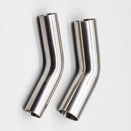 304 stainless steel elbow 135 degree double straight edge extended elbow welded bright surface polis
