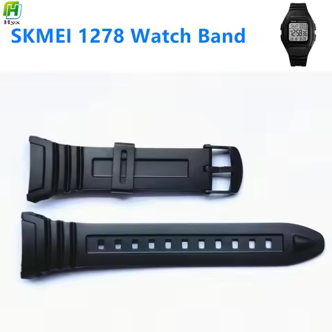HYX 1 Set Sports Watch Accessories for Skmei 1278 Plastic Wristband Adjustable Replacement Watch Str