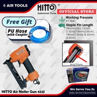 [ HITTO ] 422J Professional Pneumatic Nailer Gun / Staple Gun / Woodworking Tools ( Made in Taiwan)