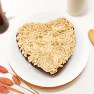 【樂活e棧】 造型蛋糕-愛心巧克力蛋糕6吋x1顆(生日蛋糕)(7個工作天出貨)