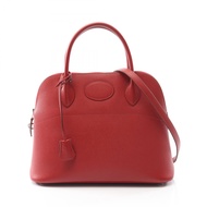 【二手】愛馬仕 HERMES 手提包 Bolide 31 Rouge Garance 皮革 Bolide 31 Rouge Garance 女士二手 B