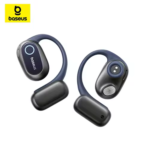 Baseus MF1 Earphones Wireless Bluetooth 5.4 Open-Ear TWS Headphones LDAC Call Noise Reduction Earbud
