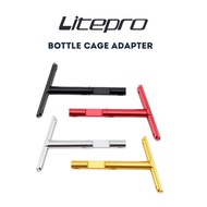 LITEPRO Folding Bike Bicycle Seat Saddle Water Bottle Cage Mount Adaptor