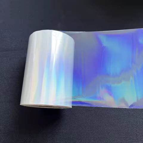 Small Rolls 2M 5M 10M 15M 20M Length 8CM Width Transparent Clear Laser Rainbow Color Hologram Hot St