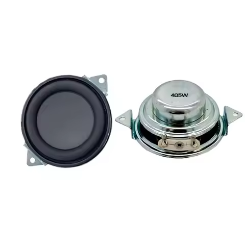 2Pcs 1.5 Inch Portable Full Range Speakers 4 Ohm 8W 40MM Neodymium Internal Magnetic Folding Angle D