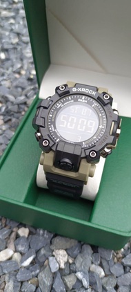 นาฬิกาดิจิตอลG-XROCK กันน้ำได้มีรับประกันสินค้า ขอบสี