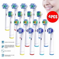 4Pcs Electric Toothbrush Replacement Heads For Braun Oral B Vitality Brush