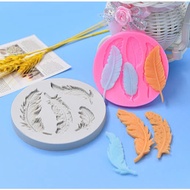 Silicone mold - 4-leaf Feather Leaf SP967