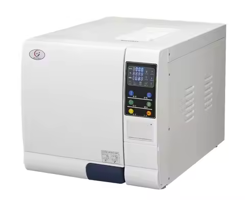 Class B Dental Autoclave 18L/23L Pulsating Vacuum Steam Sterilizer for Dental Clinic with Printer