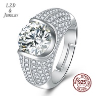 L.Z.D - Fashion and Fully-Jewelled Fully-Inlaid 5 Karat Eight Hearts and Eight Arrows Plated Pt950 P