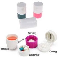 As Cutter Pounder Crusher Medicine Organizer 4 In 1 Pill Cutter