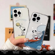 SOFTCASING BENING PREMIUM CLEAR SILICON COMPATIBLE FOR OPPO A5 2025 - A5i - A5X [PNG-SNOOPY-1]