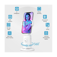 Auto Face Tracking Tripod with Remote 360° Rotation Auto Tracking Phone Holder No AppFor Vlog Stream