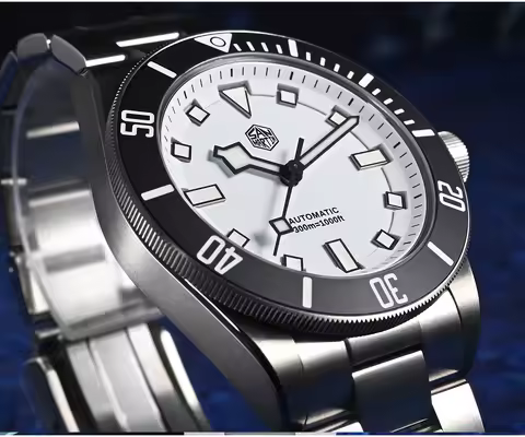 San Martin New SN0121T Titanium Diving Watch PT5000/ST2130 Automatic Movement Watch Waterproof 300m 
