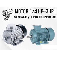 (100% Copper)Electric / Induction Motor 1/4hp~3hp Single Phase &amp; Three Phase (Heavy Duty)