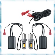 [G V W E] Turn Signal Light LED Bulbs Car Daytime Running Light Canbus Bulbs 7440 1156 Turn Signal L