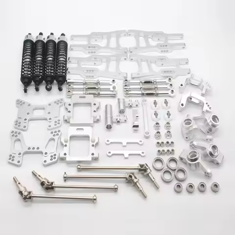 Upgrade Parts Package For RC 1:10 Off-Road Buggy Electric & Nitro Silver HSP 94118 94107 94106 kit