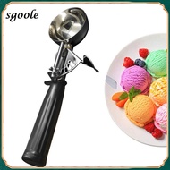 「SGOOLE」 1/2/3 Ice Cream Spoon Stainless Steel Ice Cream Ball Maker Fruit Scoop Kitchen Tool